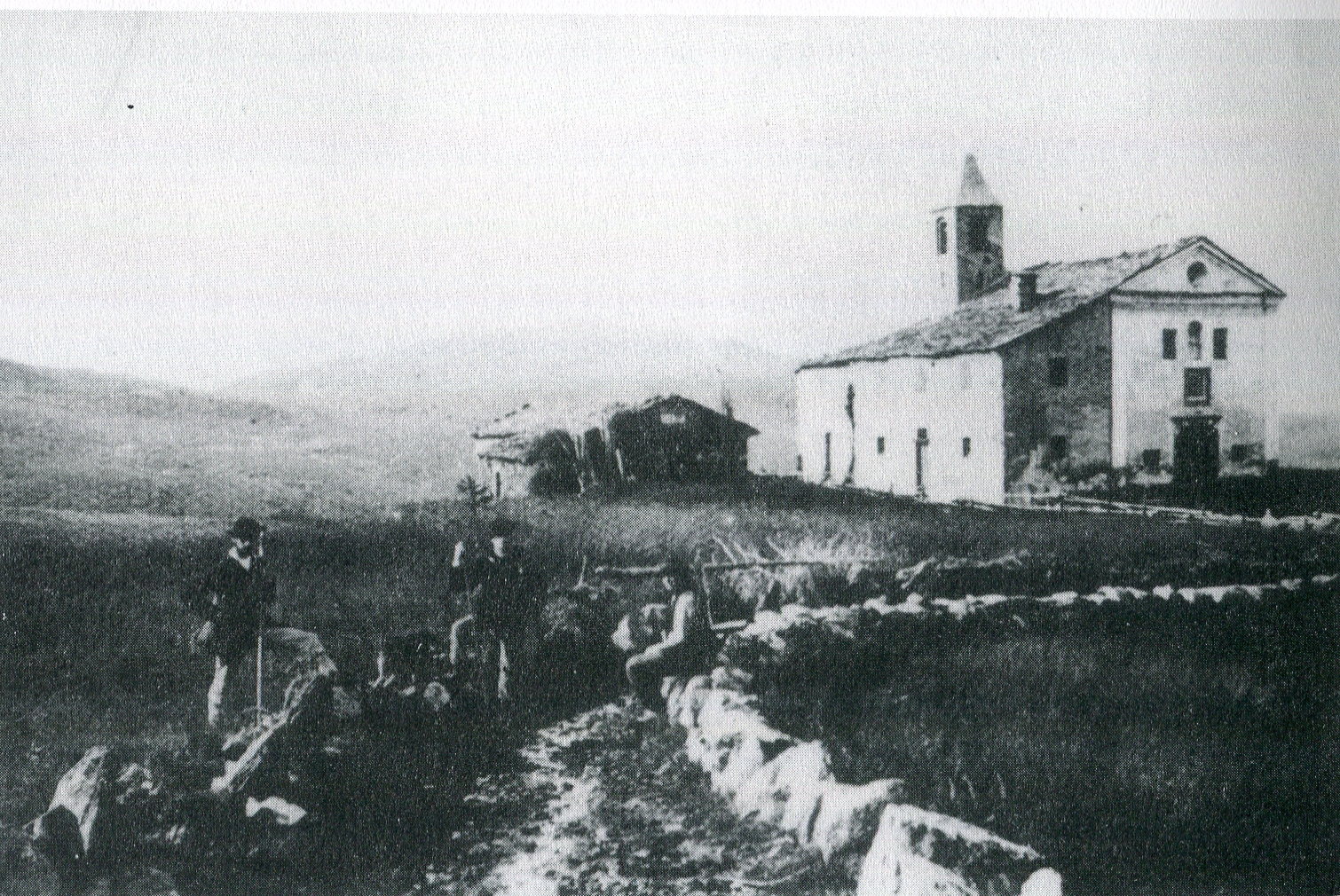 1.1 - Tirano, la Chiesa di S. Gaetano di Trivigno a fine 800